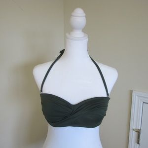 Kona Sol Bikini Women's Bathing Suit 2 Piece Size Small green GUC